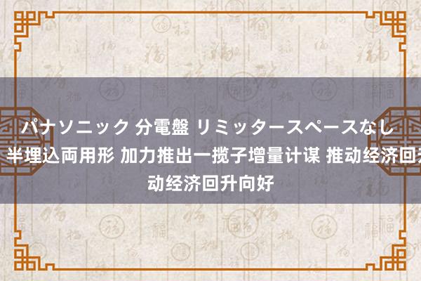 パナソニック 分電盤 リミッタースペースなし 露出・半埋込両用形 加力推出一揽子增量计谋 推动经济回升向好