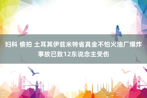 妇科 偷拍 土耳其伊兹米特省真金不怕火油厂爆炸事故已致12东说念主受伤