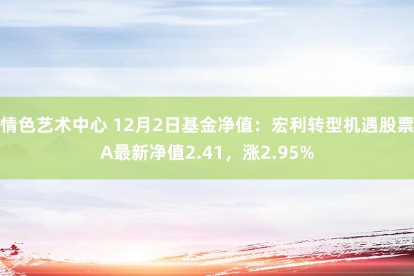 情色艺术中心 12月2日基金净值：宏利转型机遇股票A最新净值2.41，涨2.95%