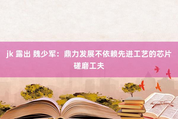 jk 露出 魏少军：鼎力发展不依赖先进工艺的芯片磋磨工夫