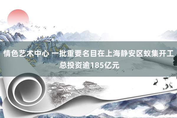 情色艺术中心 一批重要名目在上海静安区蚁集开工 总投资逾185亿元